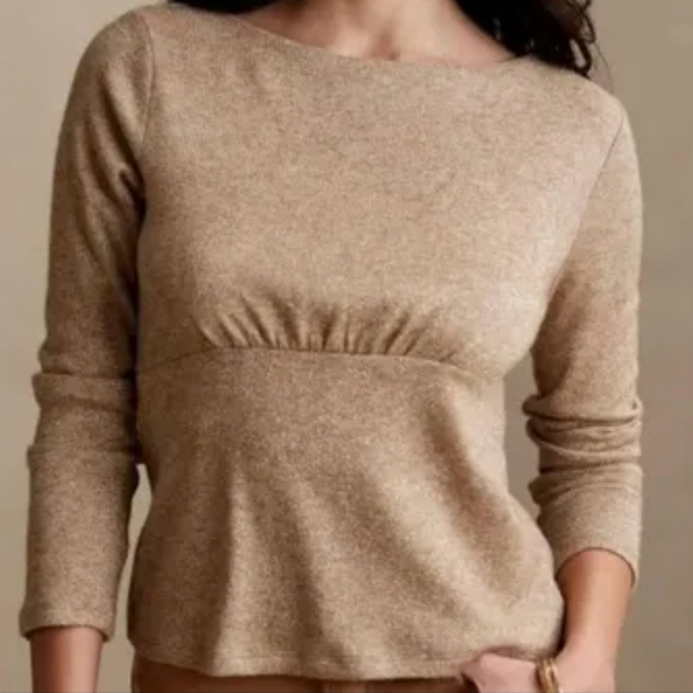 BANANA REPUBLIC  METALLIC LONG SLEEVE SHIRT/ SIZE L.